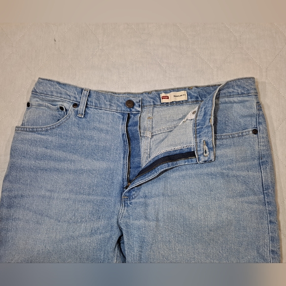 Wrangler Premium Quality Regular-Fit Stretch Denim Jeans Men's 36x29 Blue 5-Pkt. - Picture 6 of 12